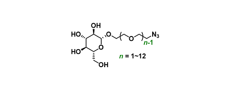 Azido-PEGn-beta-D-glucose