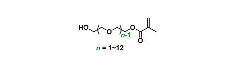 Hydroxy-PEGn-2-methylacrylate